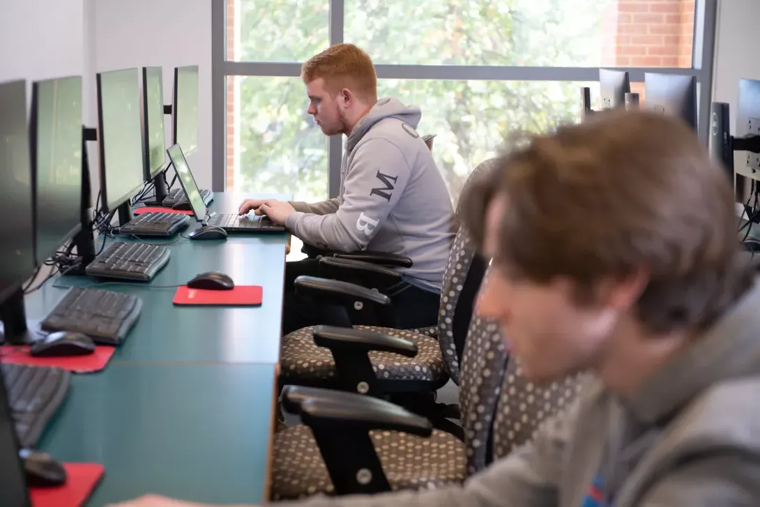 Students in computer lab